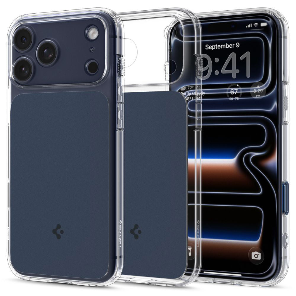 MagSafe cover til Apple iPhone 17 Pro, Spigen, Ultra Hybrid T, Mat Blå ACS10476