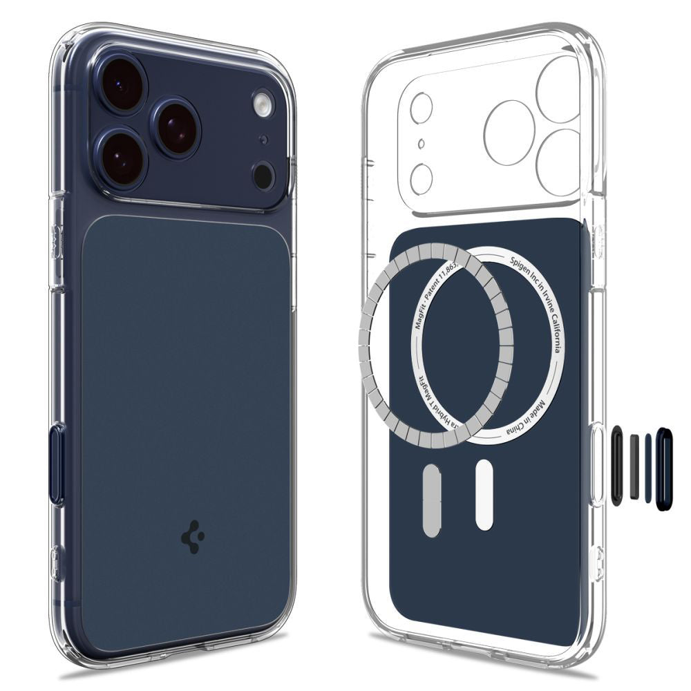 MagSafe cover til Apple iPhone 17 Pro, Spigen, Ultra Hybrid T, Mat Blå ACS10476
