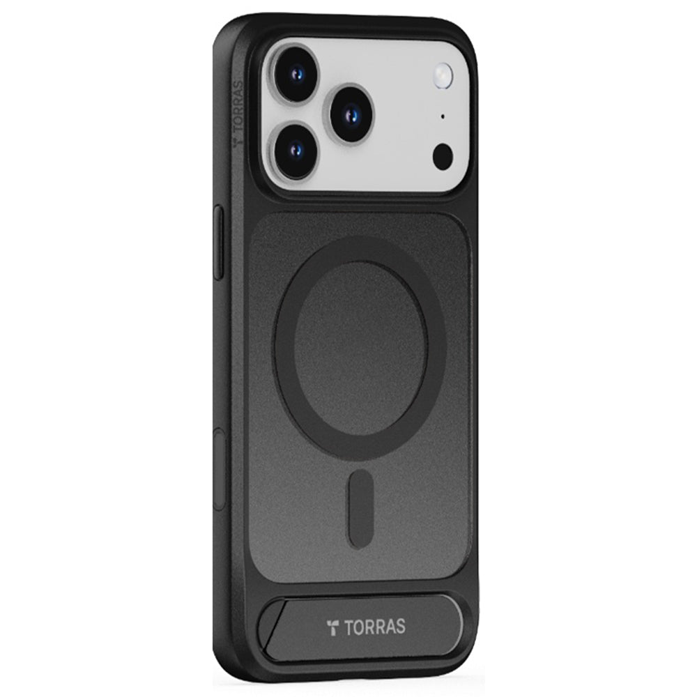 MagSafe cover til Apple iPhone 17 Pro, Torras, Pstand, Sort