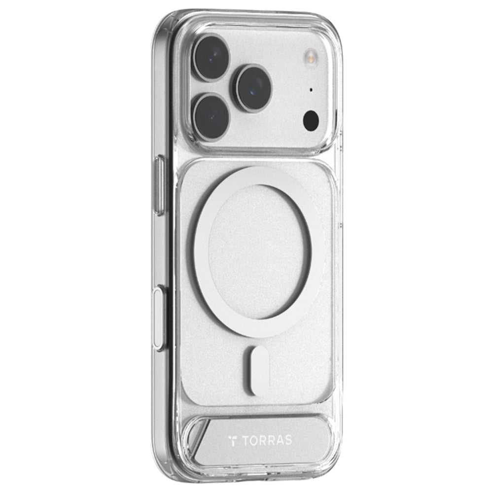 MagSafe cover til Apple iPhone 17 Pro, Torras, Pstand, Transparent