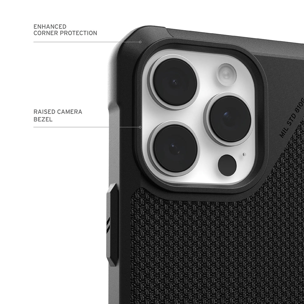 MagSafe cover til Apple iPhone 17 Pro, Urban Armor Gear, Metropolis LT Kevlar, Sort