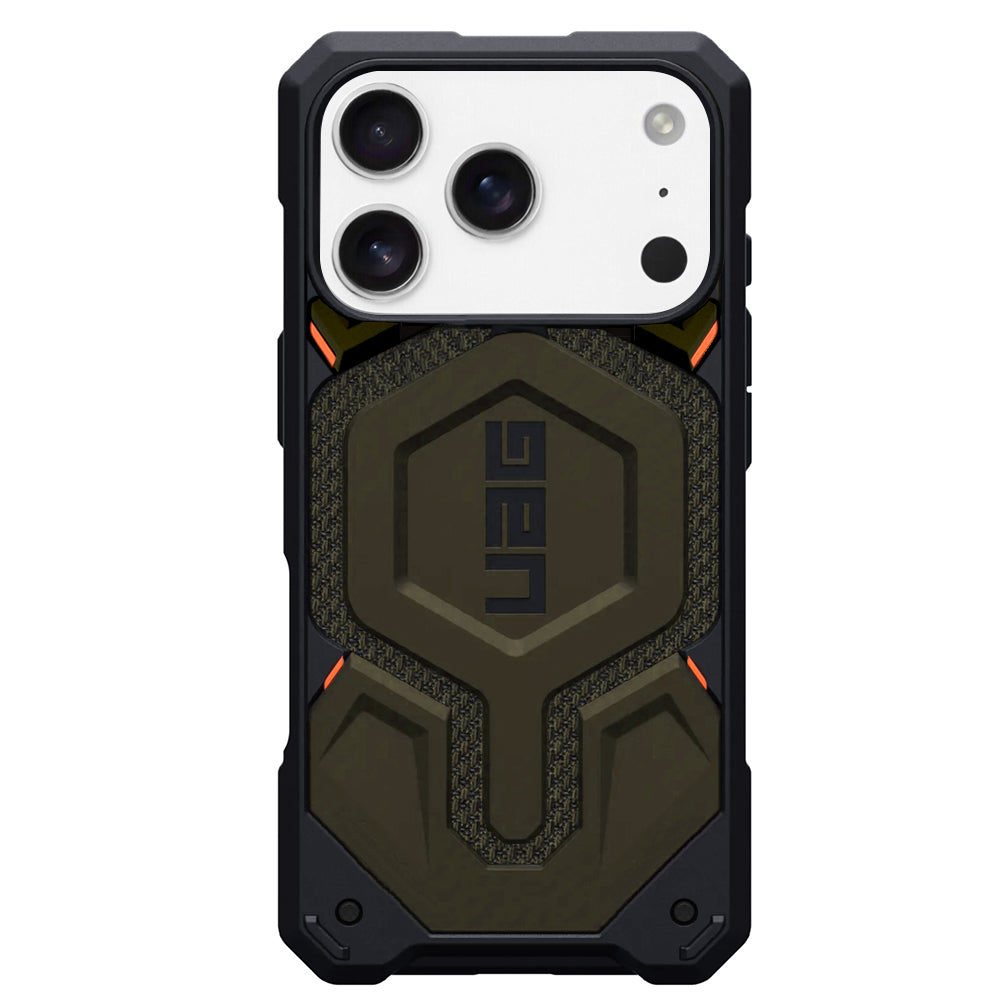 MagSafe cover til Apple iPhone 17 Pro, Urban Armor Gear, Monarch Pro Kevlar, Grøn