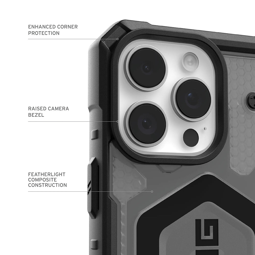 MagSafe cover til Apple iPhone 17 Pro, Urban Armor Gear, Pathfinder Clear, Grå