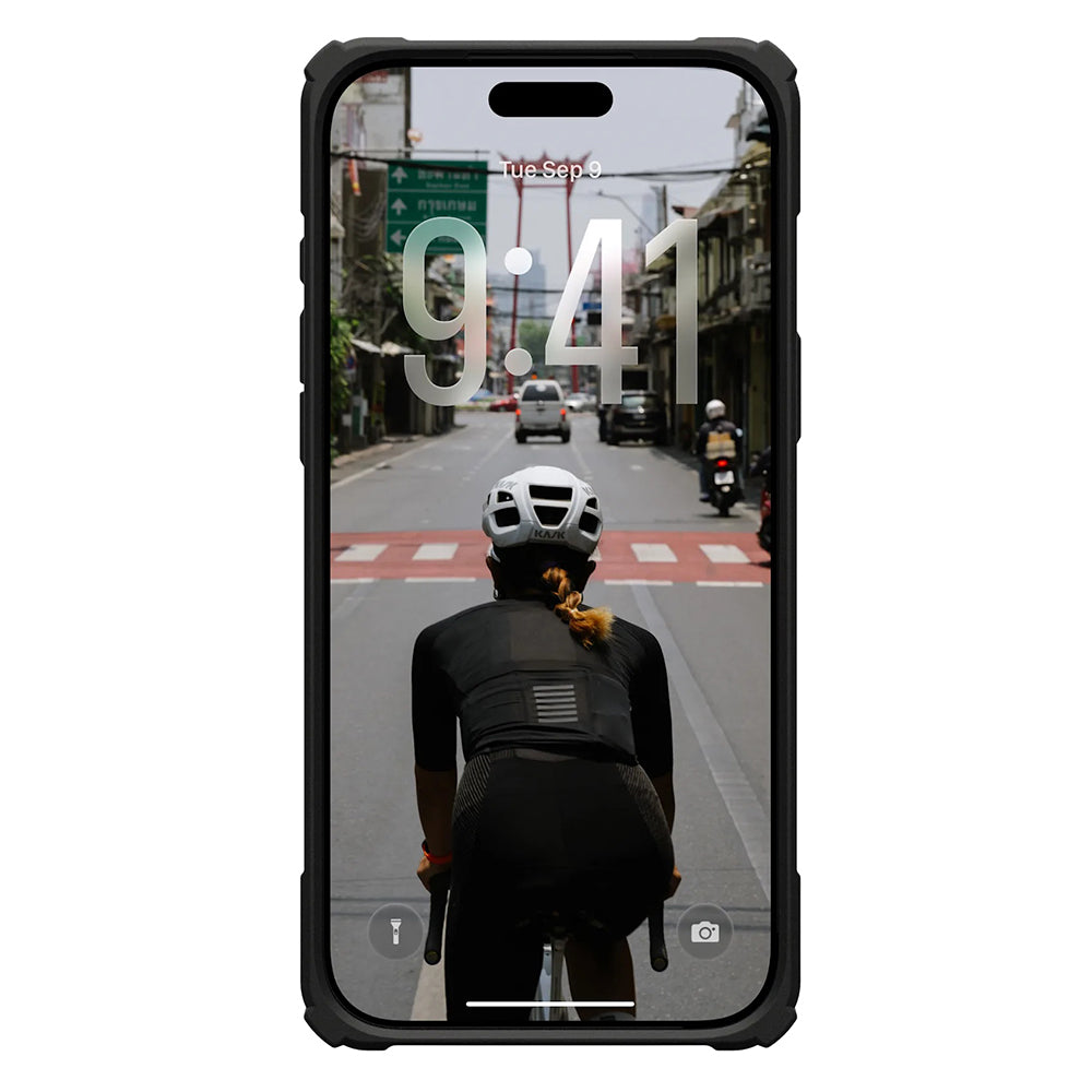 MagSafe cover til Apple iPhone 17 Pro, Urban Armor Gear, Plasma XTE, Sort Transparent