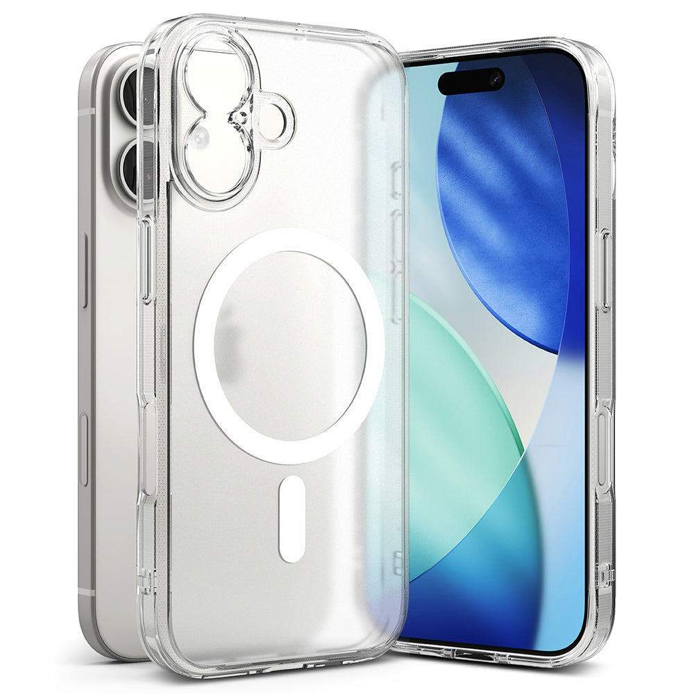 MagSafe cover til Apple iPhone 17, Ringke, Fusion, Mat Transparent