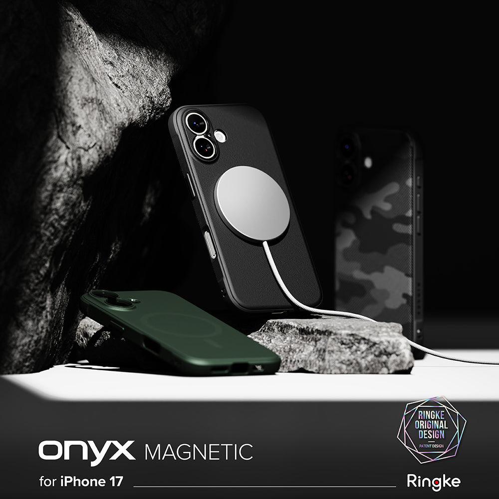 MagSafe cover til Apple iPhone 17, Ringke, Onyx, Sort