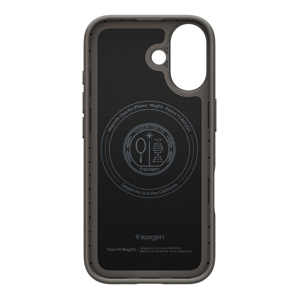 MagSafe cover til Apple iPhone 17, Spigen, Thin Fit, Grå ACS10375