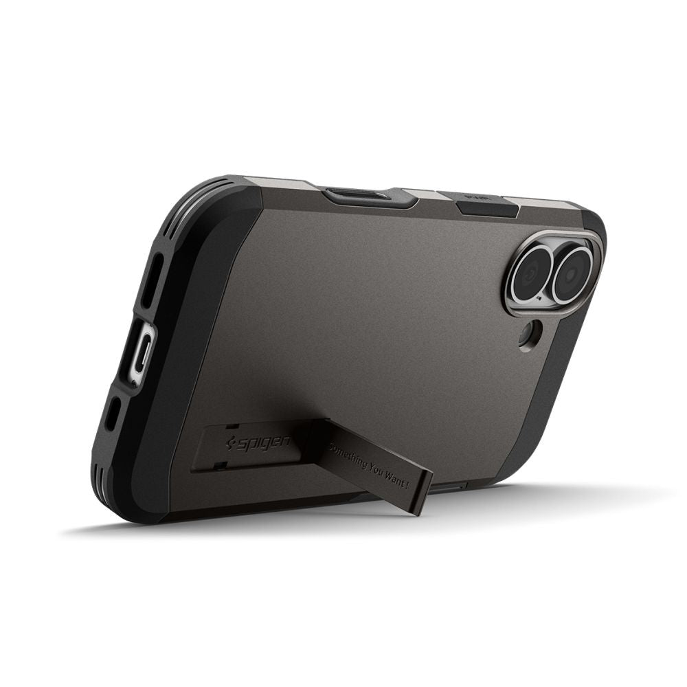 MagSafe cover til Apple iPhone 17, Spigen, Tough Armor T, Grå ACS10392