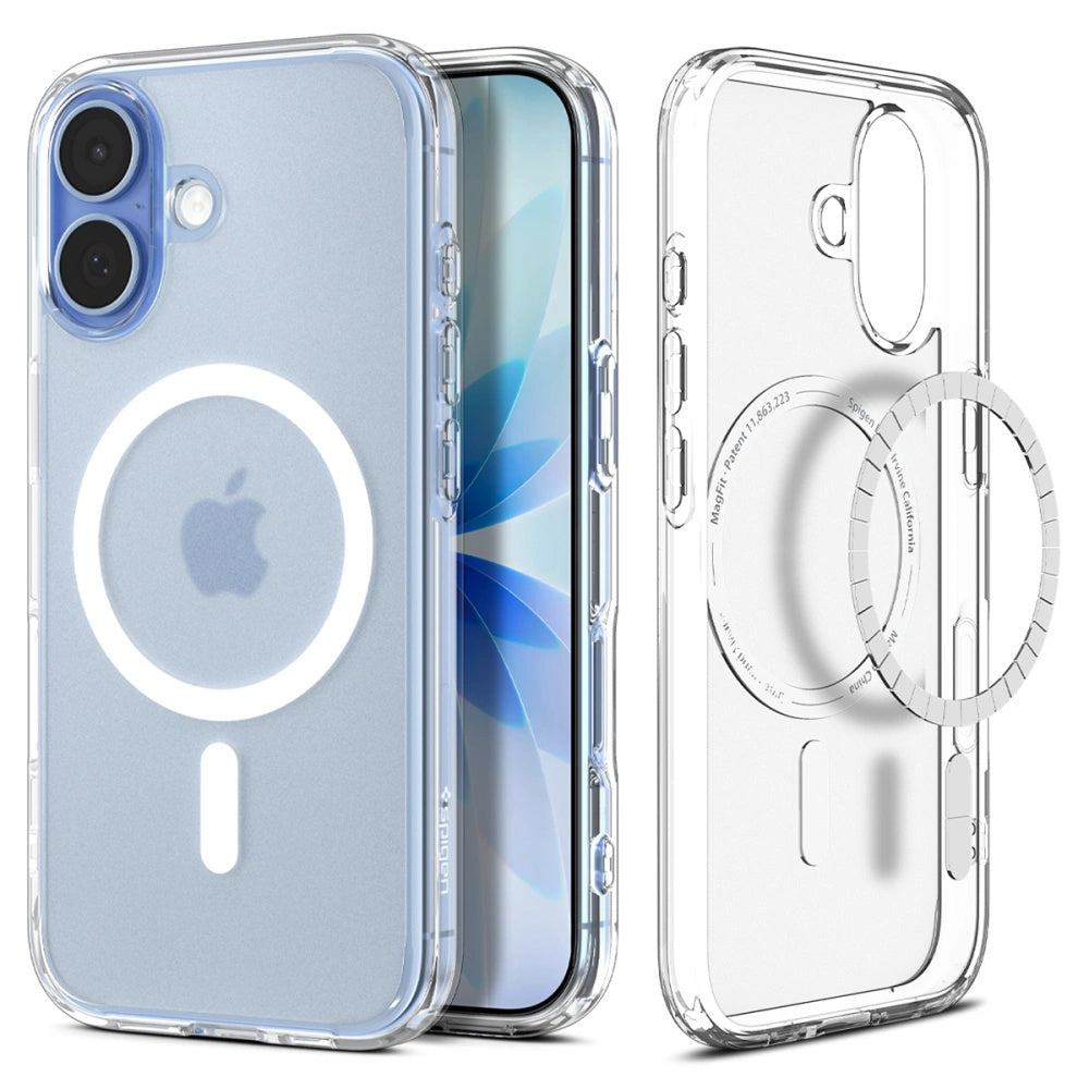 MagSafe cover til Apple iPhone 17, Spigen, Ultra Hybrid, Satineret Hvid