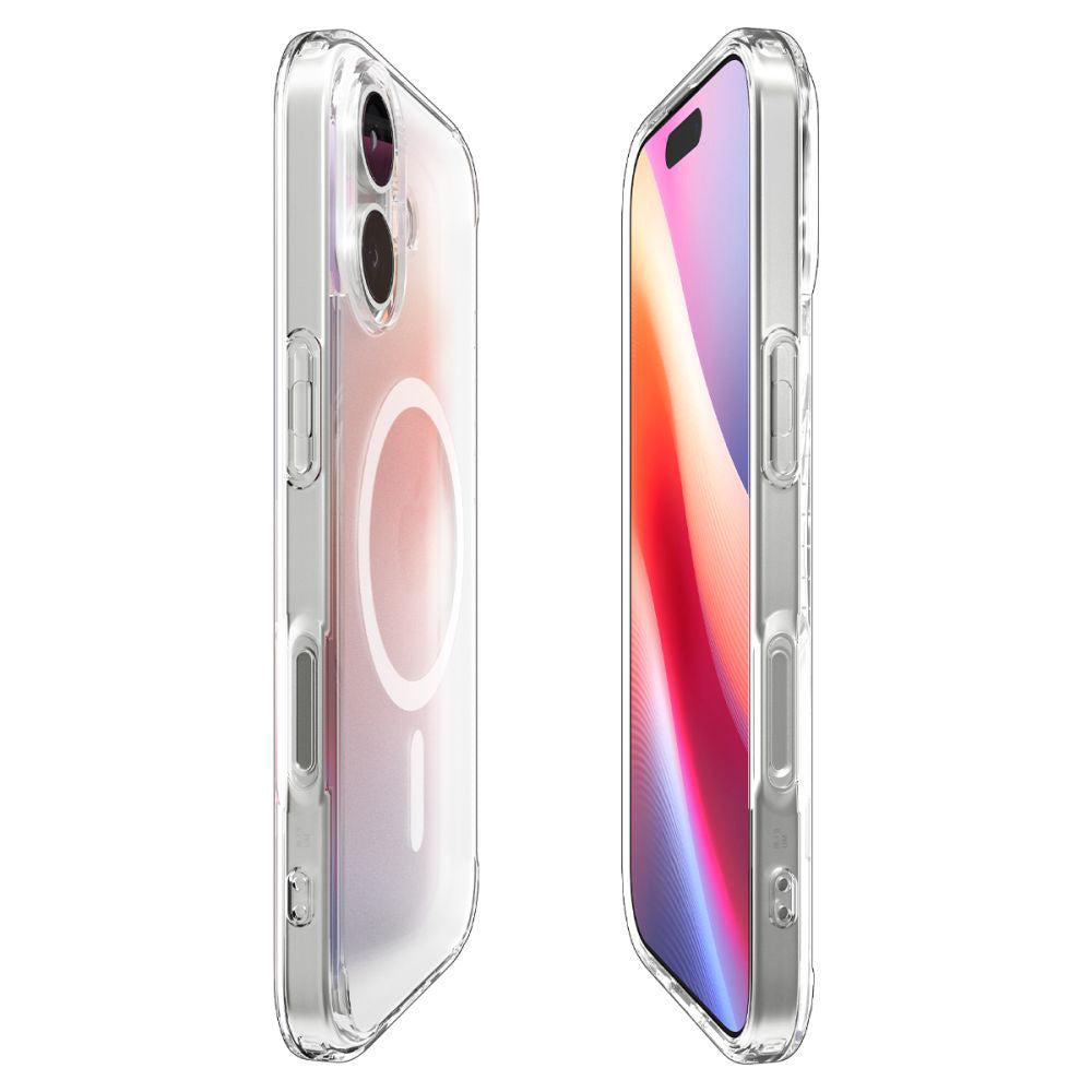 MagSafe cover til Apple iPhone 17, Spigen, Ultra Hybrid, Satineret Hvid