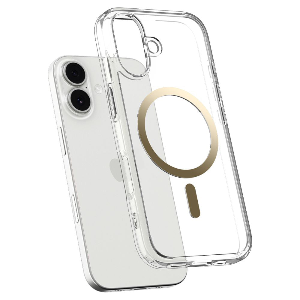 MagSafe cover til Apple iPhone 17, Spigen, Ultra Hybrid, Gennemsigtig Guld ACS10382