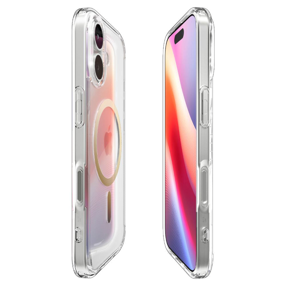 MagSafe cover til Apple iPhone 17, Spigen, Ultra Hybrid, Gennemsigtig Guld ACS10382