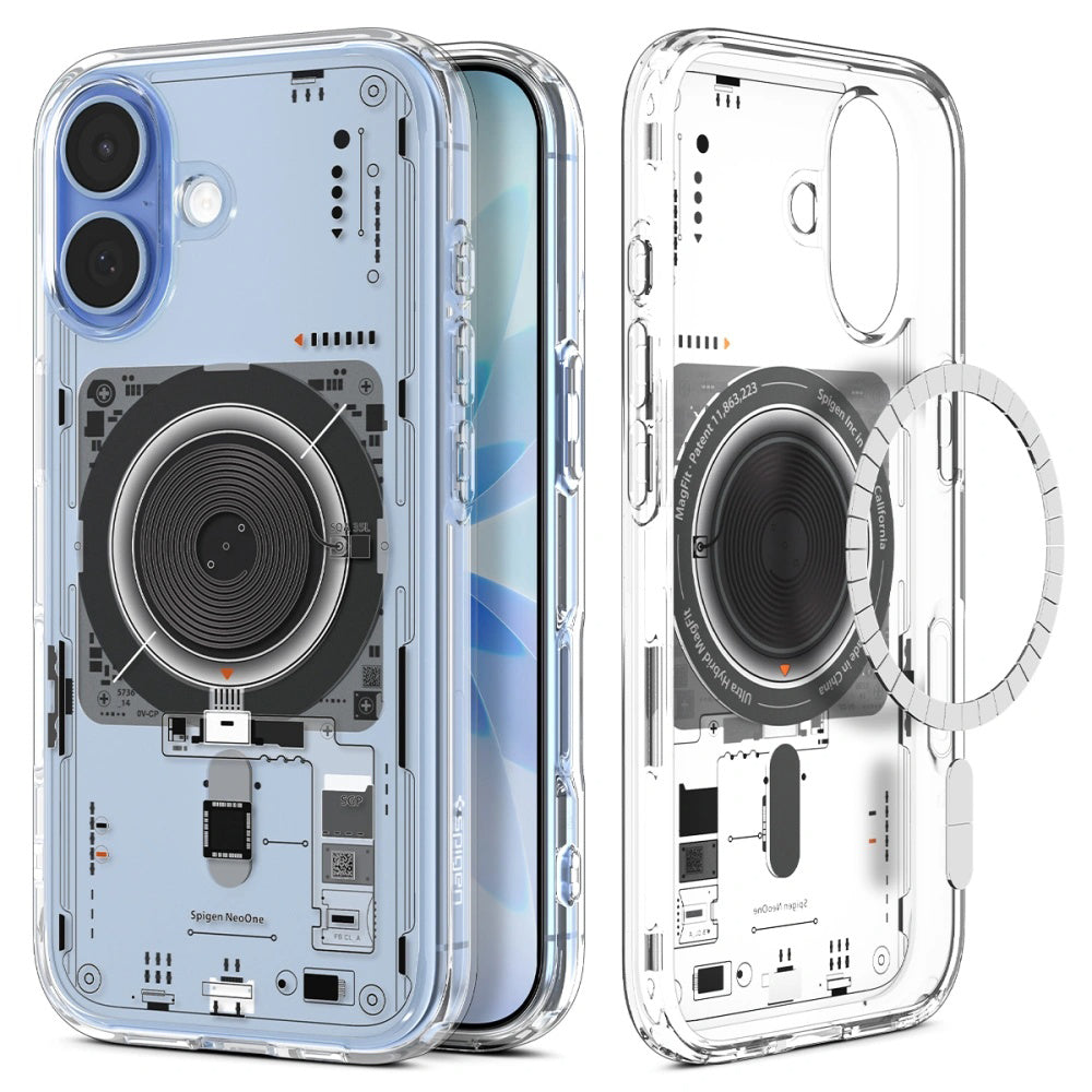 MagSafe cover til Apple iPhone 17, Spigen, Ultra Hybrid Neo One, Transparent ACS10388