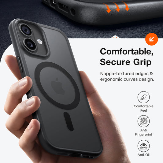 MagSafe cover til Apple iPhone 17, Torras, Guardian, Sort