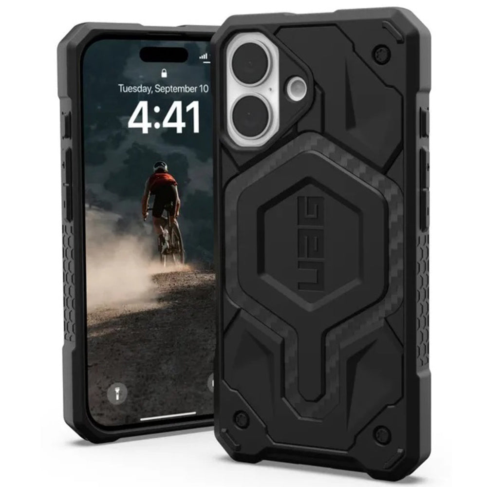 MagSafe cover til Apple iPhone 17, Urban Armor Gear, Monarch Pro Carbon, Sort