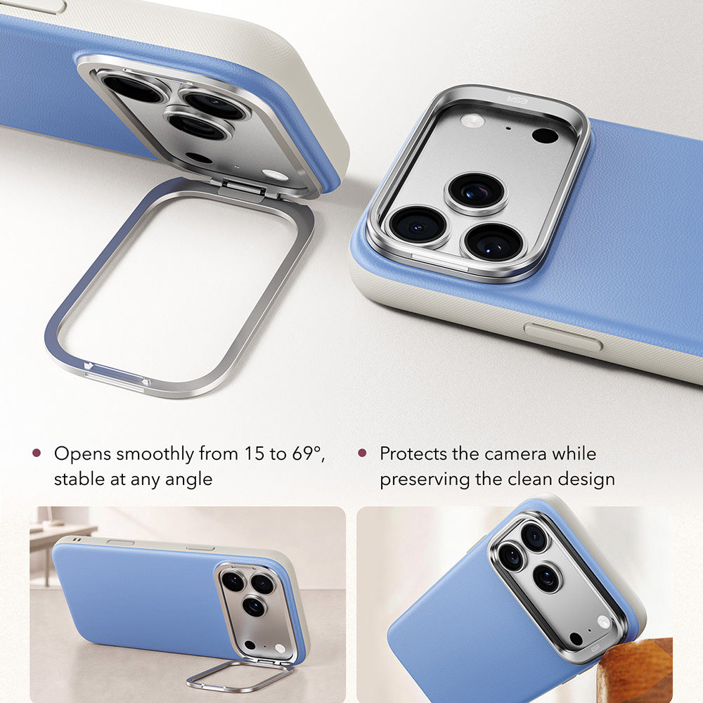 MagSafe-etui til Apple iPhone 18 Pro / 17 Pro, ESR, Atelier med Kickstand, Blå