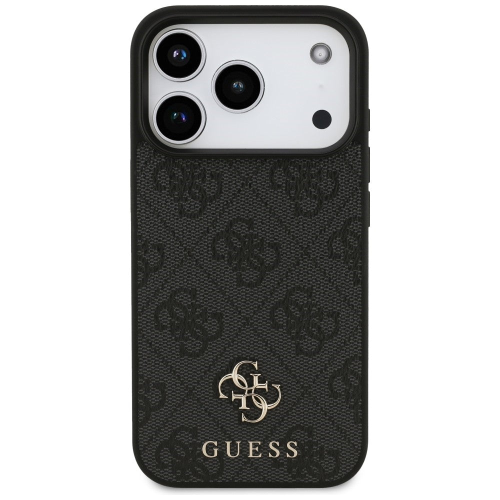 MagSafe-etui til Apple iPhone 18 Pro / 17 Pro, Guess, 4G Small and Classic Logo, Sort