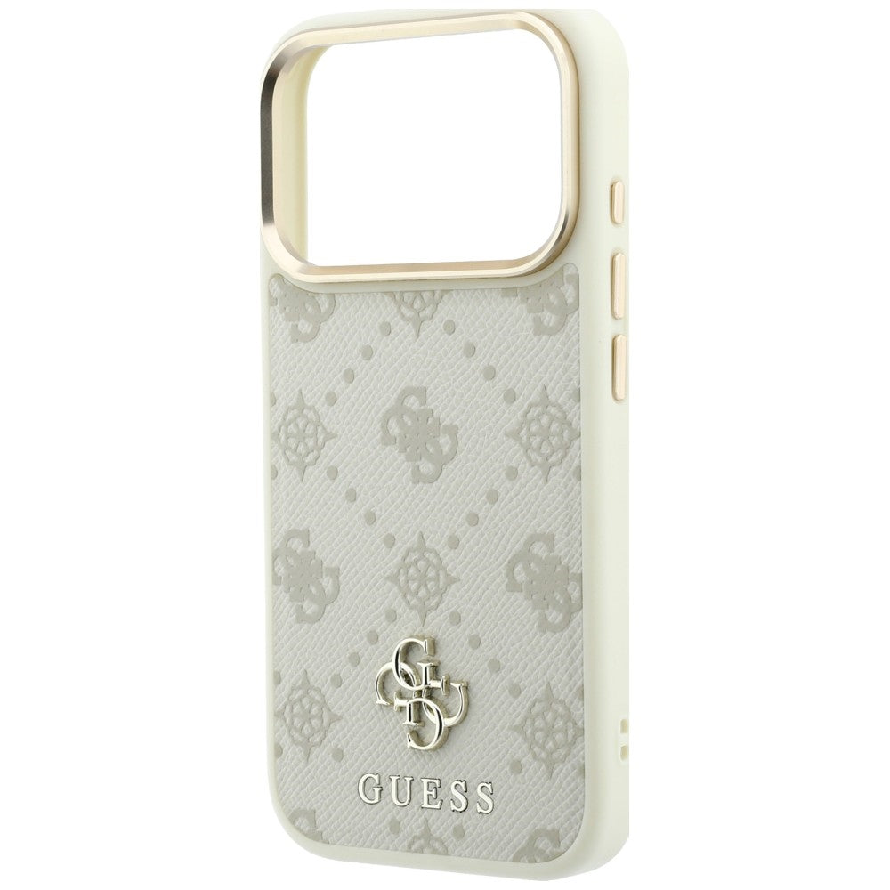 MagSafe-etui til Apple iPhone 18 Pro / 17 Pro, Guess, Peony 4G Small Logo, Beige