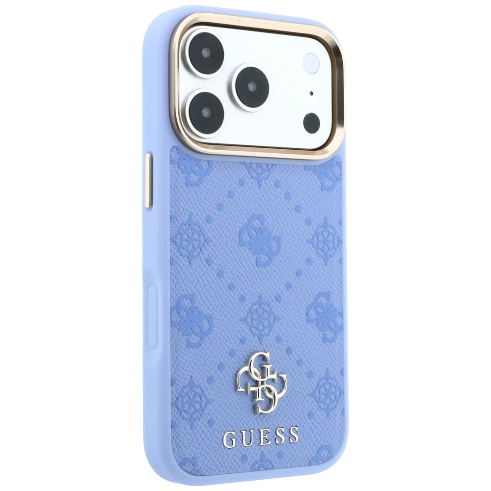 MagSafe-etui til Apple iPhone 18 Pro / 17 Pro, Guess, Peony 4G Small Logo, Blå