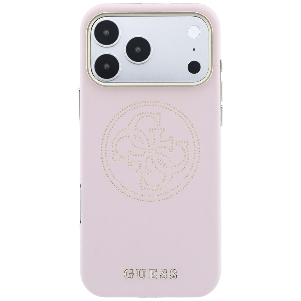 MagSafe-etui til Apple iPhone 18 Pro / 17 Pro, Guess, Perforeret 4G, Pink