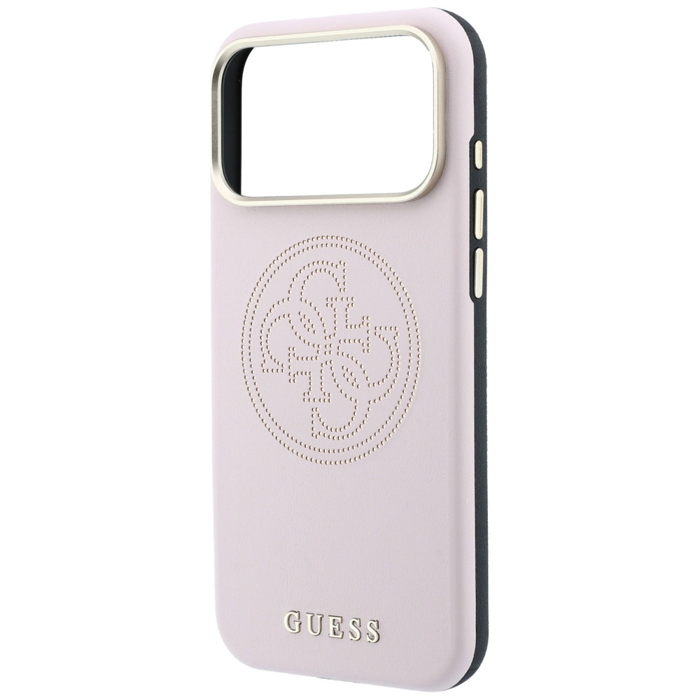 MagSafe-etui til Apple iPhone 18 Pro / 17 Pro, Guess, Perforeret 4G, Pink