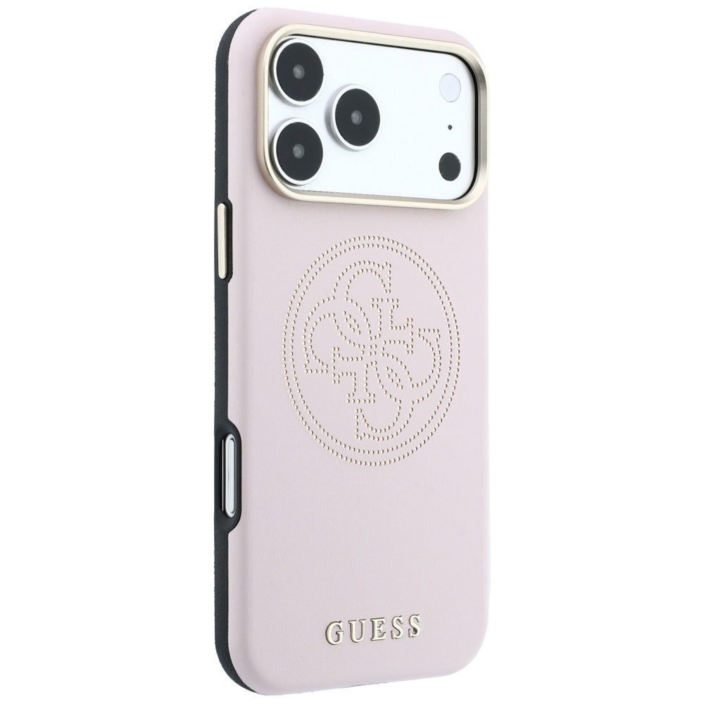 MagSafe-etui til Apple iPhone 18 Pro / 17 Pro, Guess, Perforeret 4G, Pink