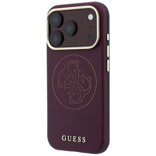 MagSafe-etui til Apple iPhone 18 Pro / 17 Pro, Guess, Perforated 4G, Vinrød
