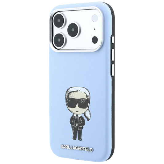 MagSafe-etui til Apple iPhone 18 Pro / 17 Pro, Karl Lagerfeld, Ikonik Sketch, Blå