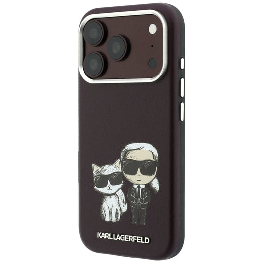 MagSafe-etui til Apple iPhone 18 Pro / 17 Pro, Karl Lagerfeld, KC Bodies Sketch, Vinrød
