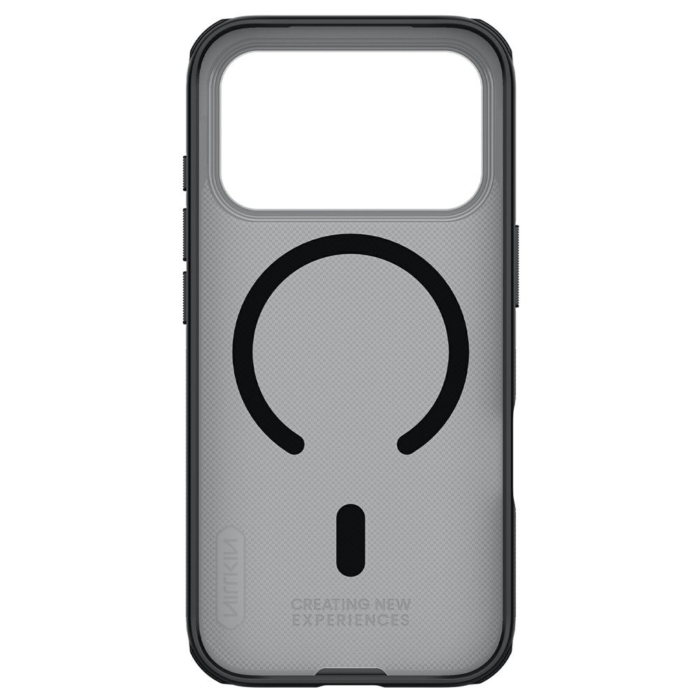 MagSafe-etui til Apple iPhone 18 Pro / 17 Pro, Nillkin, Super Shield Pro, Sort Transparent Satin