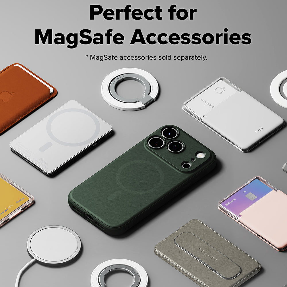 MagSafe-etui til Apple iPhone 18 Pro / 17 Pro, Ringke, Onyx, Mørkegrøn