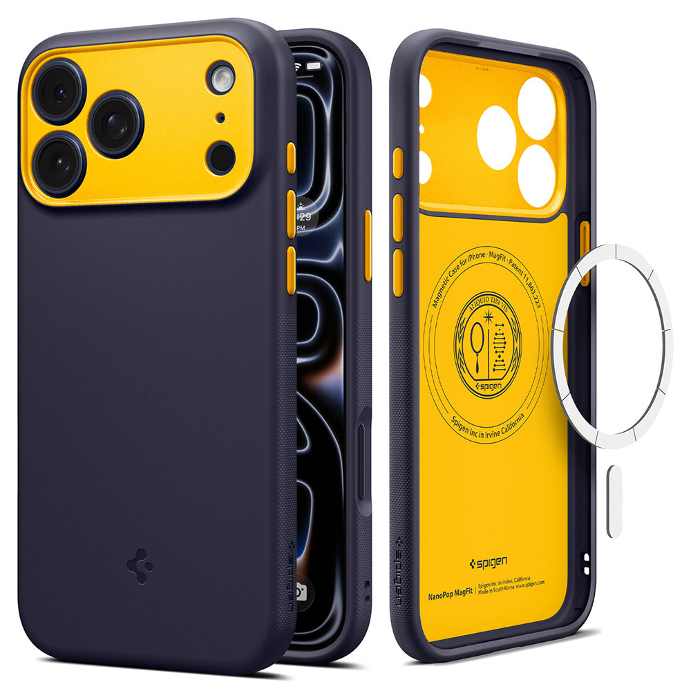 MagSafe-etui til Apple iPhone 18 Pro / 17 Pro, Spigen, Caseology Nano Pop, Lilla ACS12178