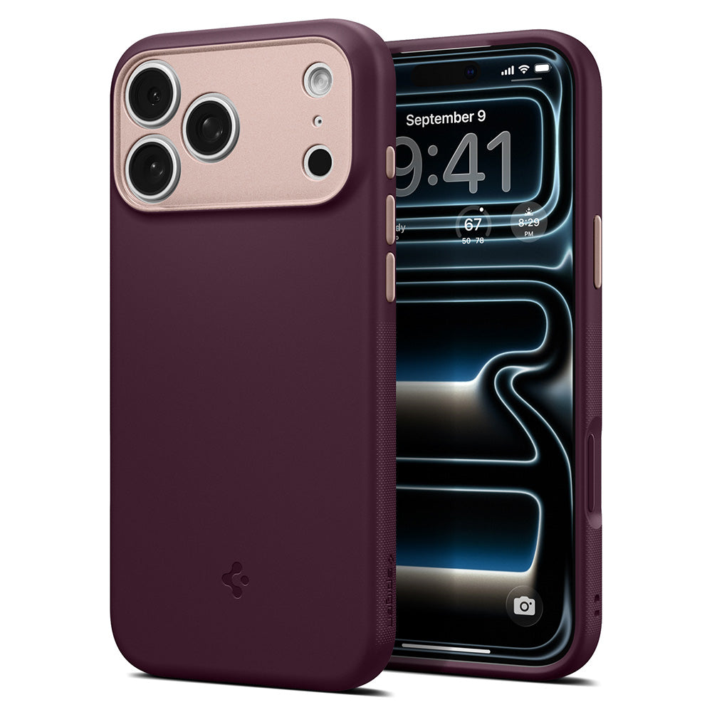 MagSafe-etui til Apple iPhone 18 Pro / 17 Pro, Spigen, Caseology Nano Pop, Vinrød ACS12179