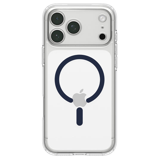 MagSafe-etui til Apple iPhone 18 Pro / 17 Pro, Spigen, Ultra Hybrid, Transparent Mørkeblå ACS12158