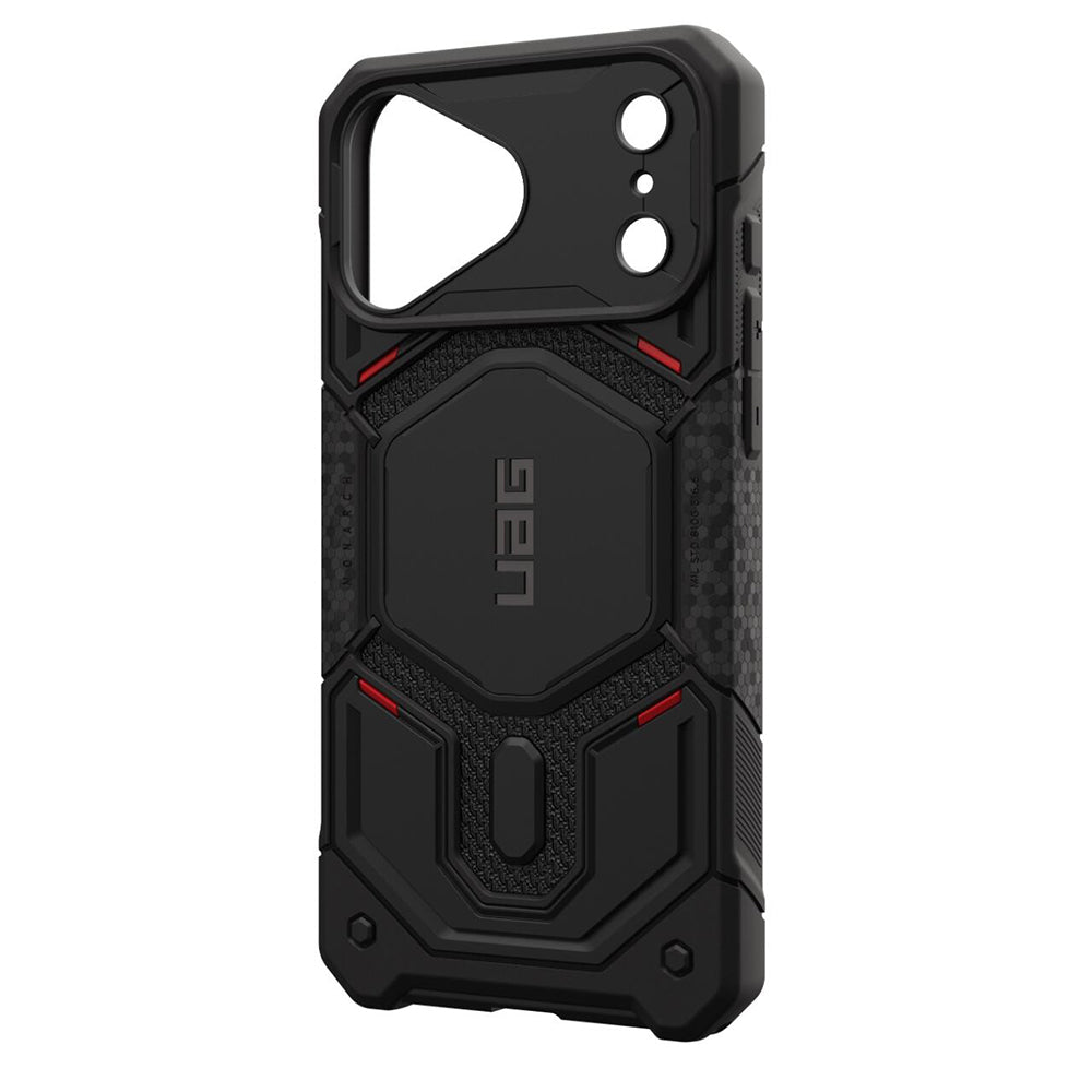 MagSafe-etui til Apple iPhone 18 Pro / 17 Pro, Urban Armor Gear, Monarch Pro Kevlar, Sort