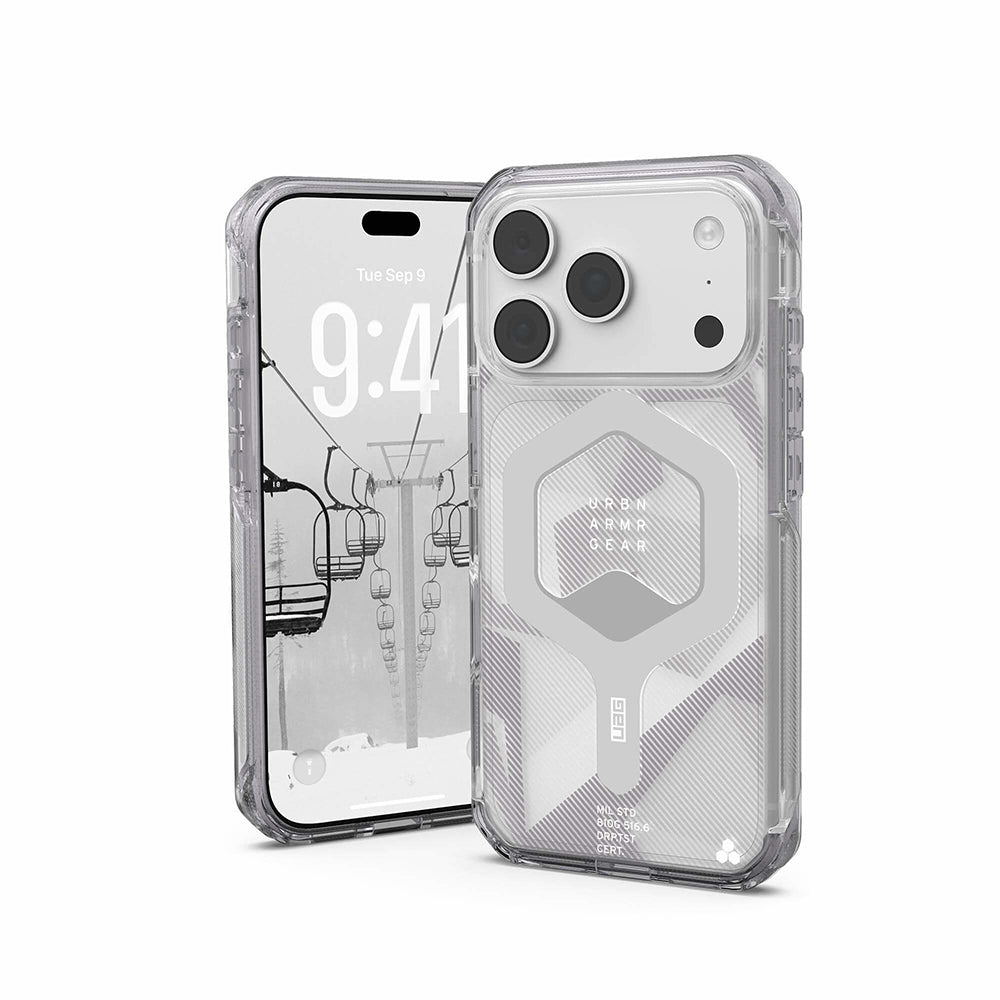 MagSafe-etui til Apple iPhone 18 Pro / 17 Pro, Urban Armor Gear, Plyo, Sølv