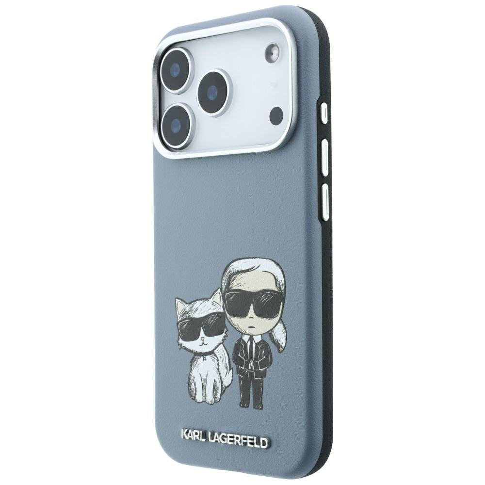 MagSafe-etui til Apple iPhone 18 Pro Max / 17 Pro Max, Karl Lagerfeld, KC Bodies Sketch, Blå