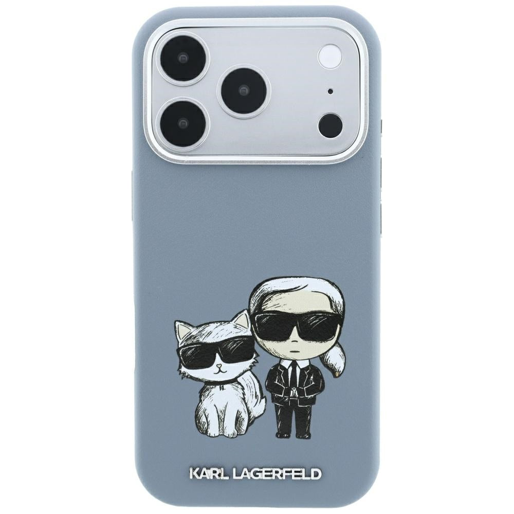MagSafe-etui til Apple iPhone 18 Pro Max / 17 Pro Max, Karl Lagerfeld, KC Bodies Sketch, Blå