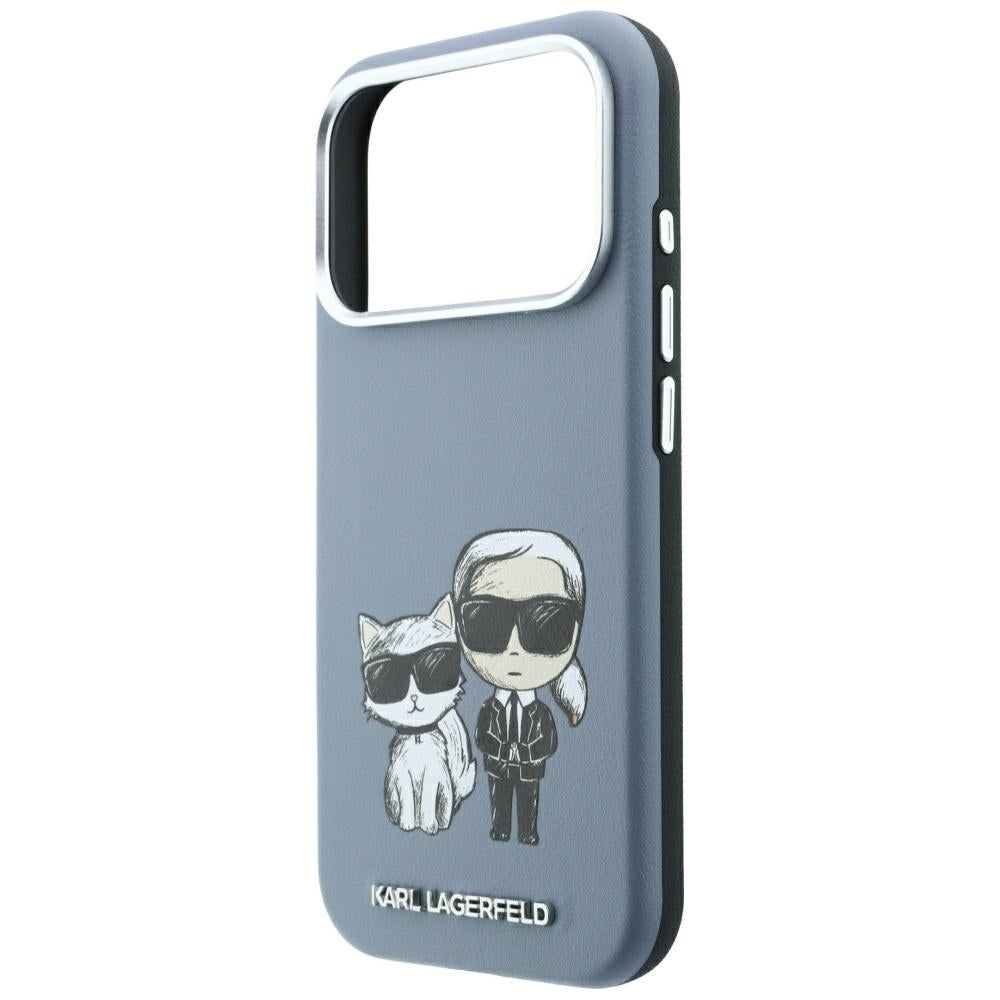 MagSafe-etui til Apple iPhone 18 Pro Max / 17 Pro Max, Karl Lagerfeld, KC Bodies Sketch, Blå