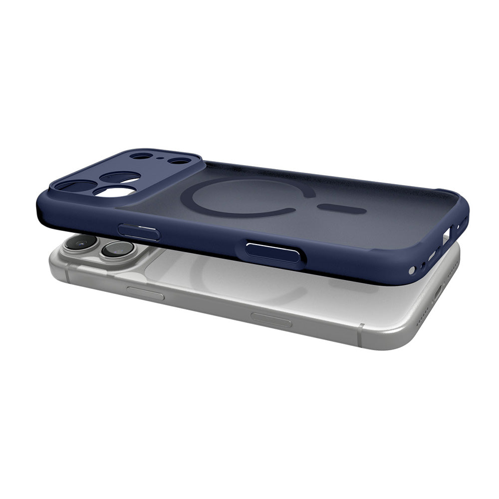 MagSafe-etui til Apple iPhone 18 Pro Max / 17 Pro Max, Spigen, Ultra Hybrid, Mørkeblå Satin ACS11918