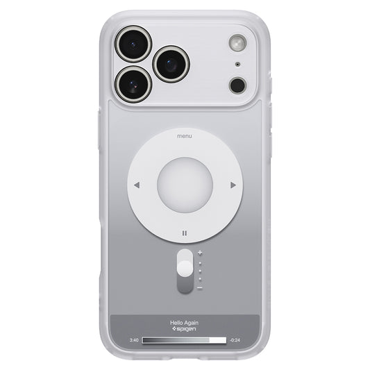 MagSafe-etui til Apple iPhone 18 Pro Max / 17 Pro Max, Spigen, Ultra Hybrid Classic, Sølv ACS12130