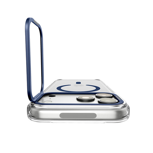 MagSafe-etui til Apple iPhone 18 Pro Max / 17 Pro Max, Spigen, Ultra Hybrid Optik S, Transparent Mørkeblå ACS11909
