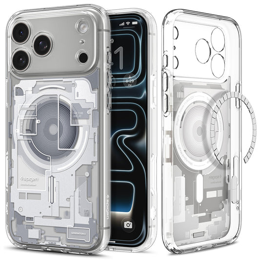 MagSafe-etui til Apple iPhone 18 Pro Max / 17 Pro Max, Spigen, Ultra Hybrid Zero One, Hvid ACS12126