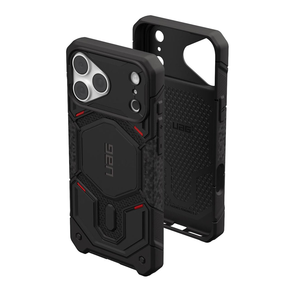 MagSafe-etui til Apple iPhone 18 Pro Max / 17 Pro Max, Urban Armor Gear Kevlar, Monarch Pro, Sort