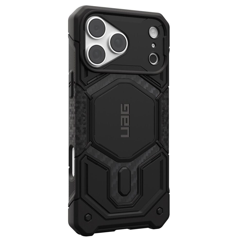 MagSafe-etui til Apple iPhone 18 Pro Max / 17 Pro Max, Urban Armor Gear, Monarch Pro Carbon, Sort