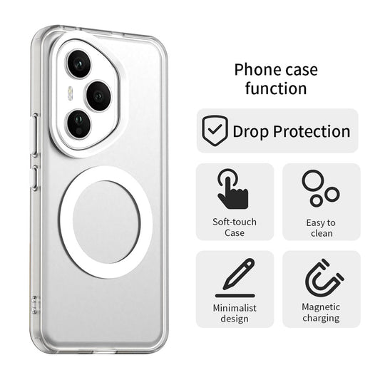 MagSafe-etui til Honor 400 Pro, Techsuit, CandyCase, Hvid