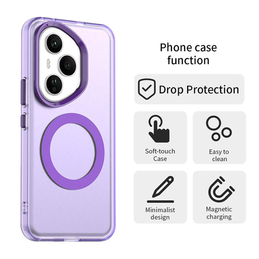 MagSafe-etui til Honor 400 Pro, Techsuit, CandyCase, Lilla