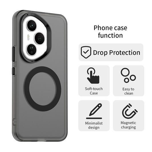 MagSafe-etui til Honor 400 Pro, Techsuit, CandyCase, Sort
