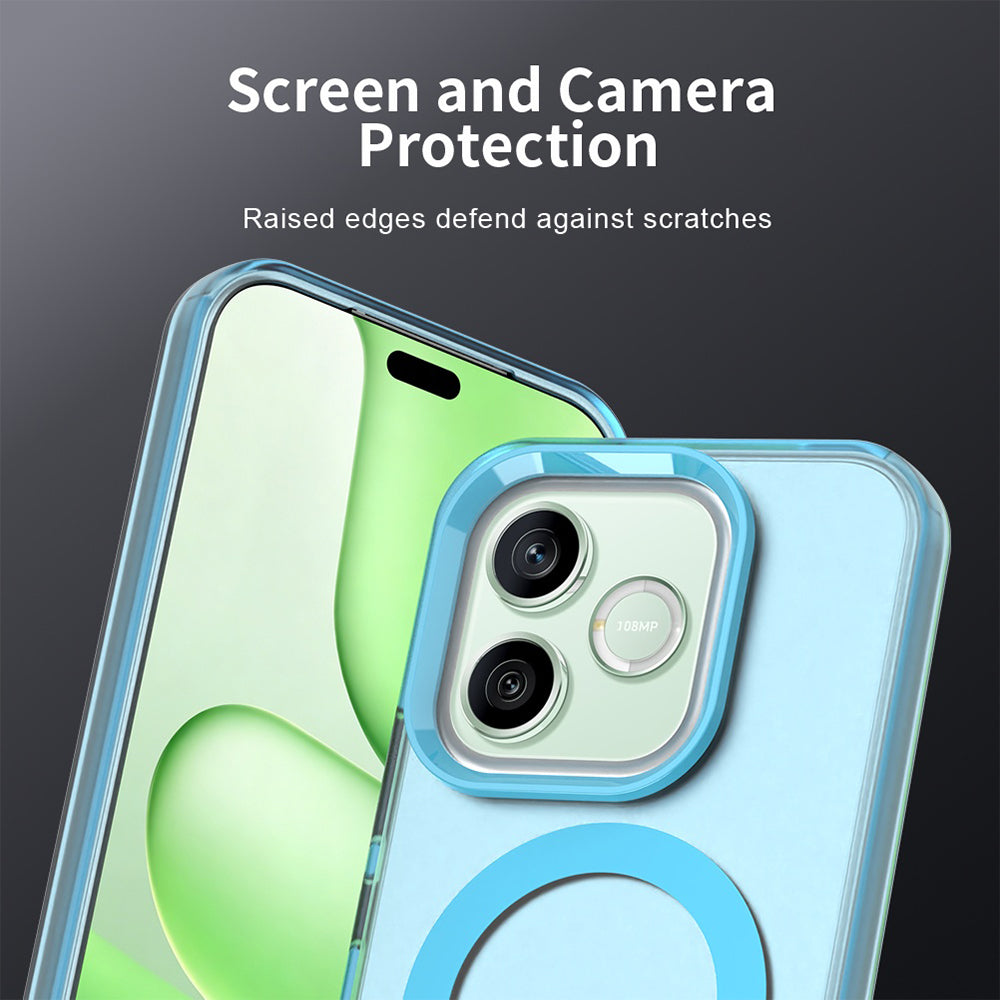 MagSafe-etui til Honor 600 Lite, Techsuit, CandyCase, Blå