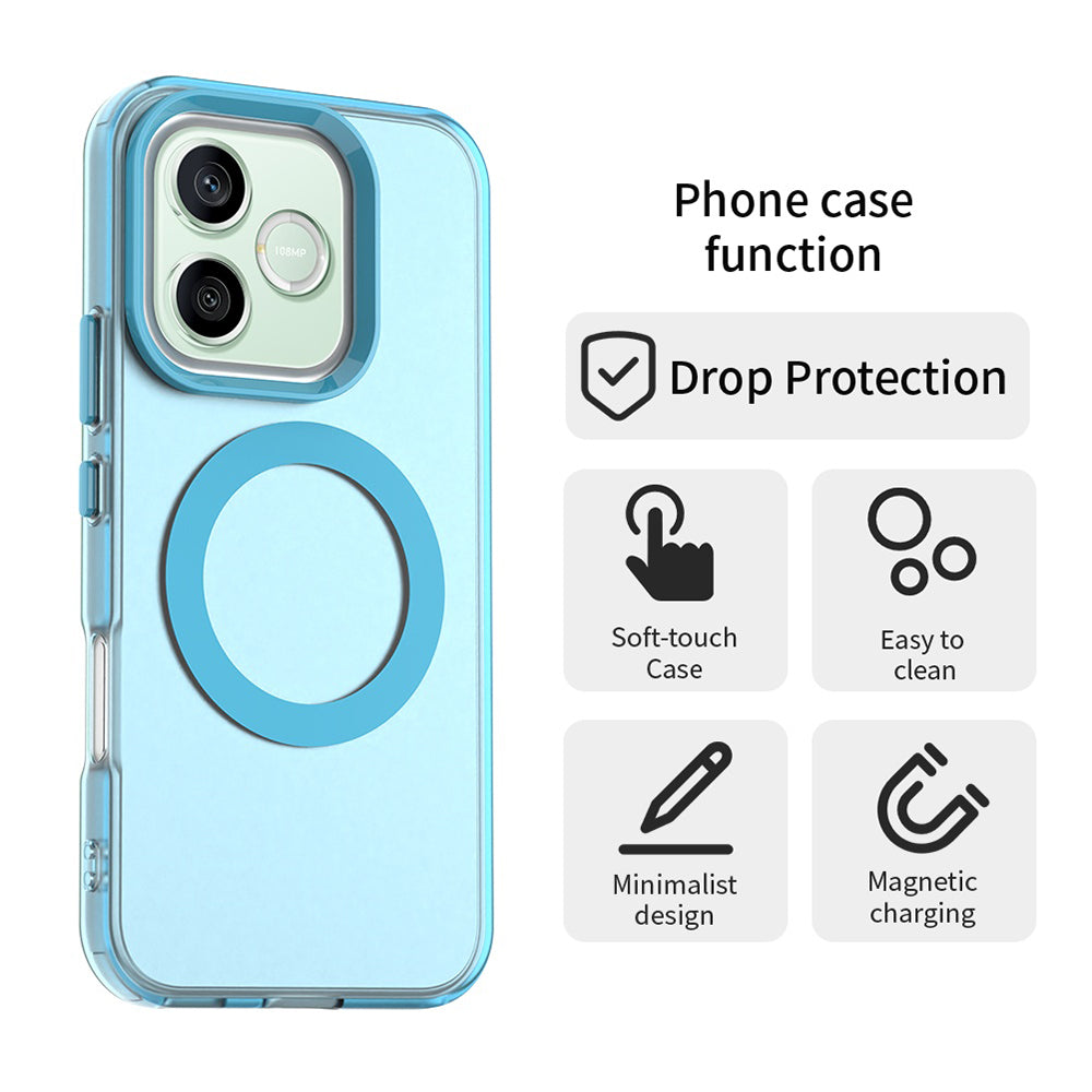 MagSafe-etui til Honor 600 Lite, Techsuit, CandyCase, Blå